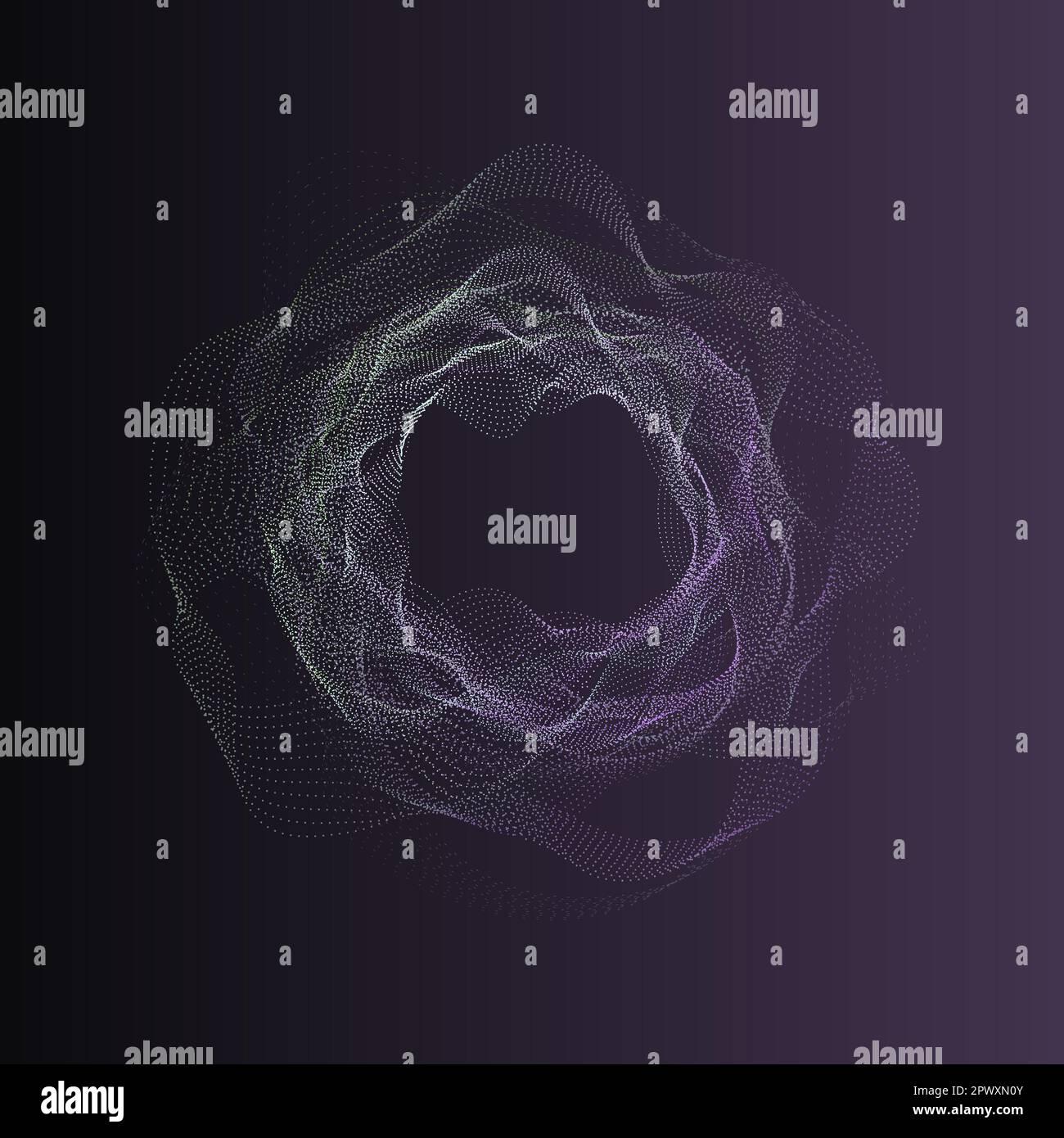 Futuristic design element isolated, database concept, big data Stock Vector