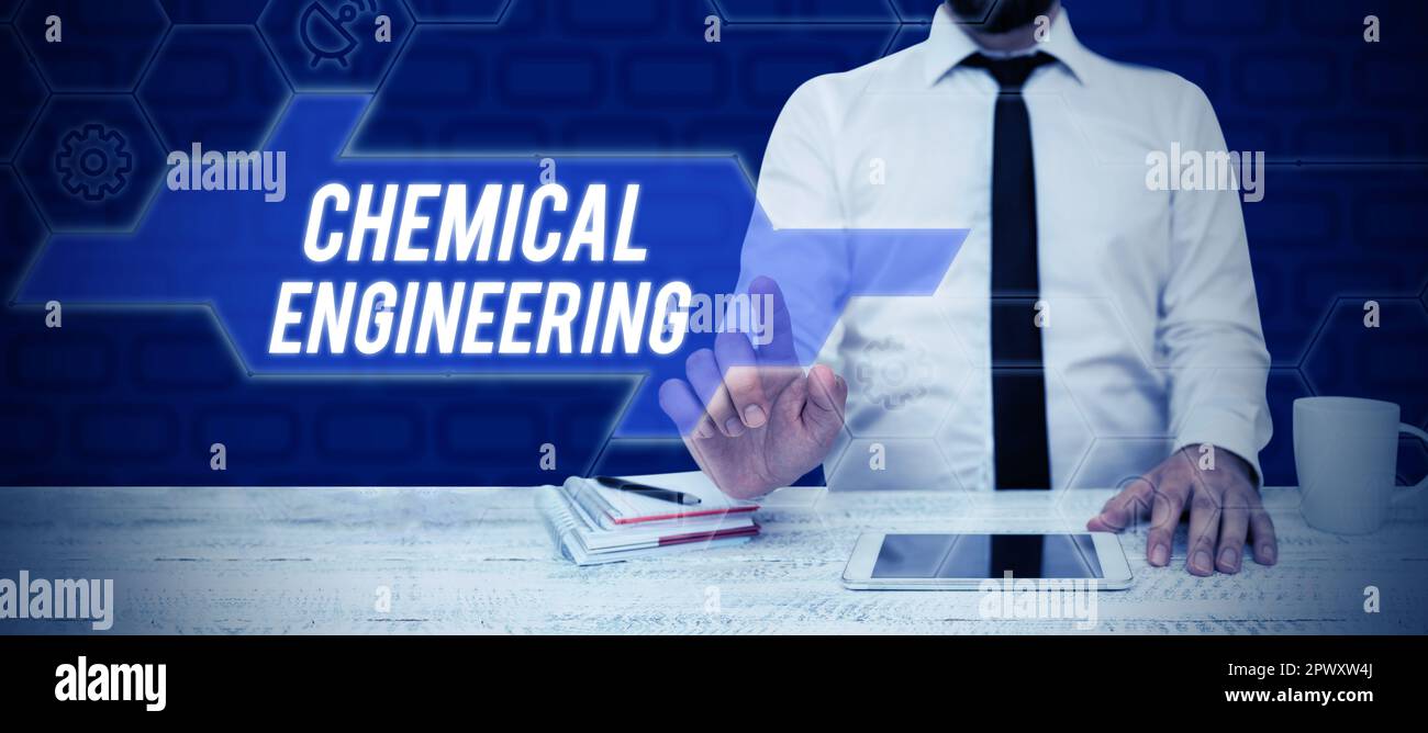 Conceptual caption Chemical Engineering, Conceptual photo developing
