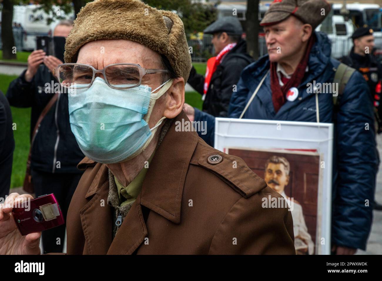 Moscow, Russia. 1st of May, 2023. The Russian Communist Party (KPRF ...