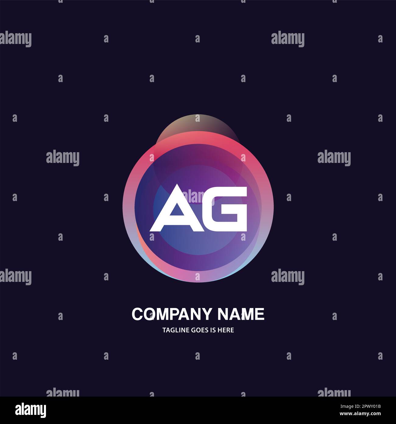 Letter Initial with Royal Luxury Logo Template Stock Vector Image & Art ...