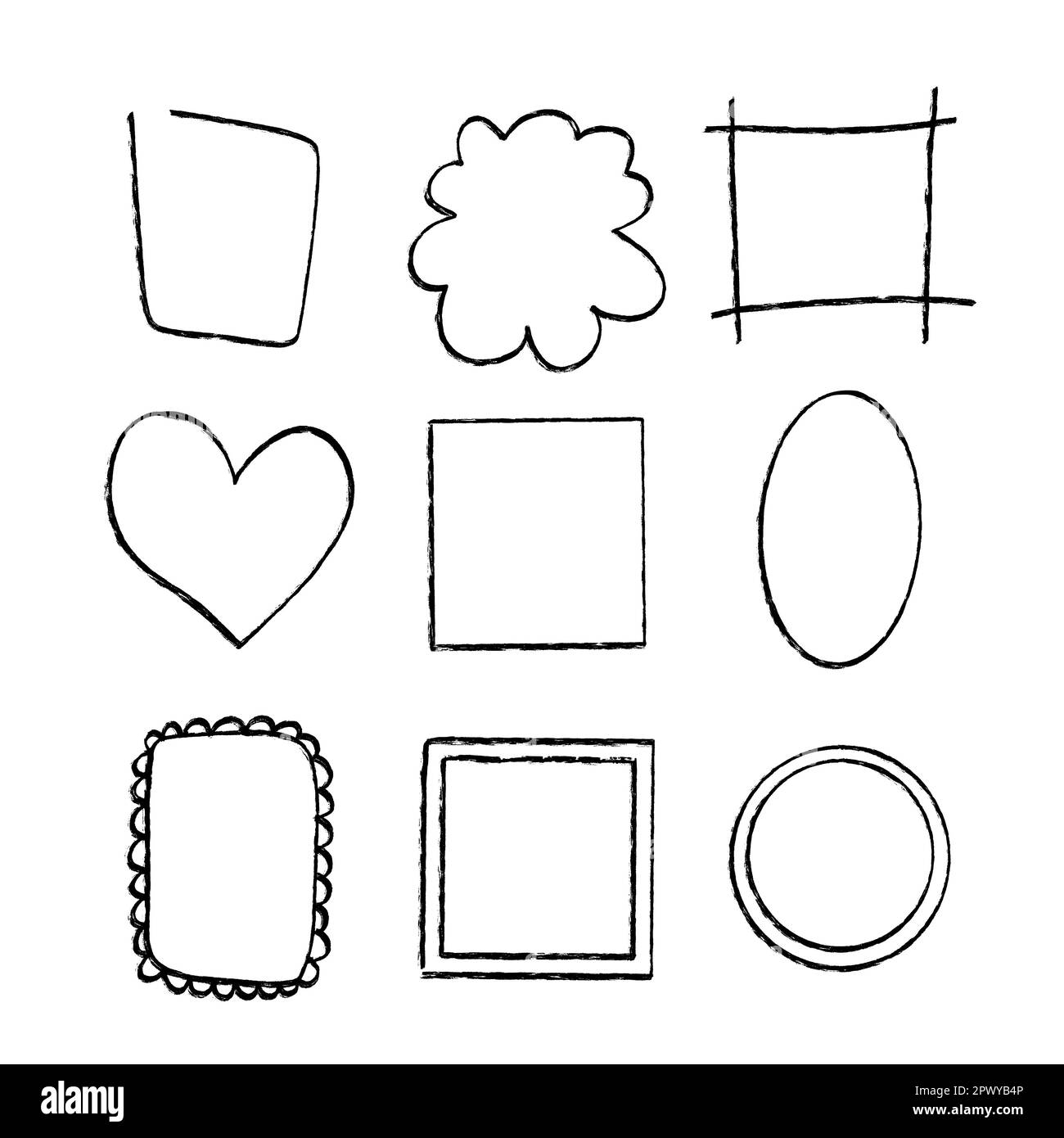 Black And White Swirl Border Clip Art 2025 Calendar Cover Clip Art Black And White Borders