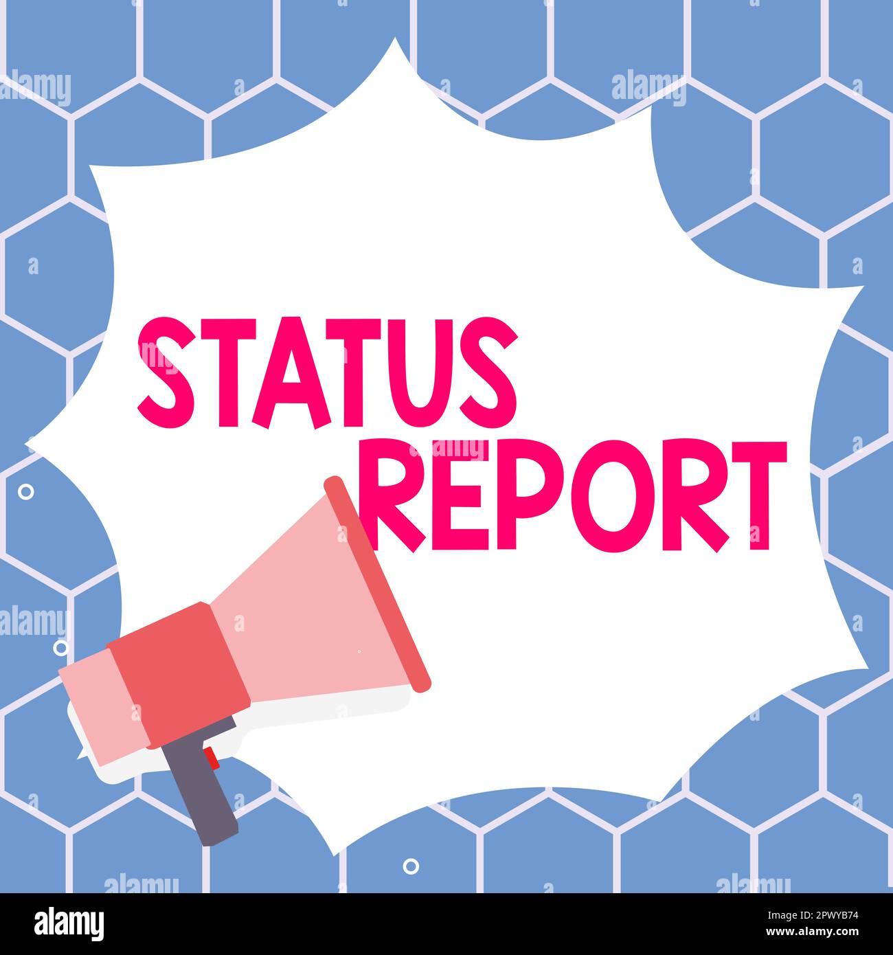 Hand writing sign Status Report, Word for Update Summary of situations ...