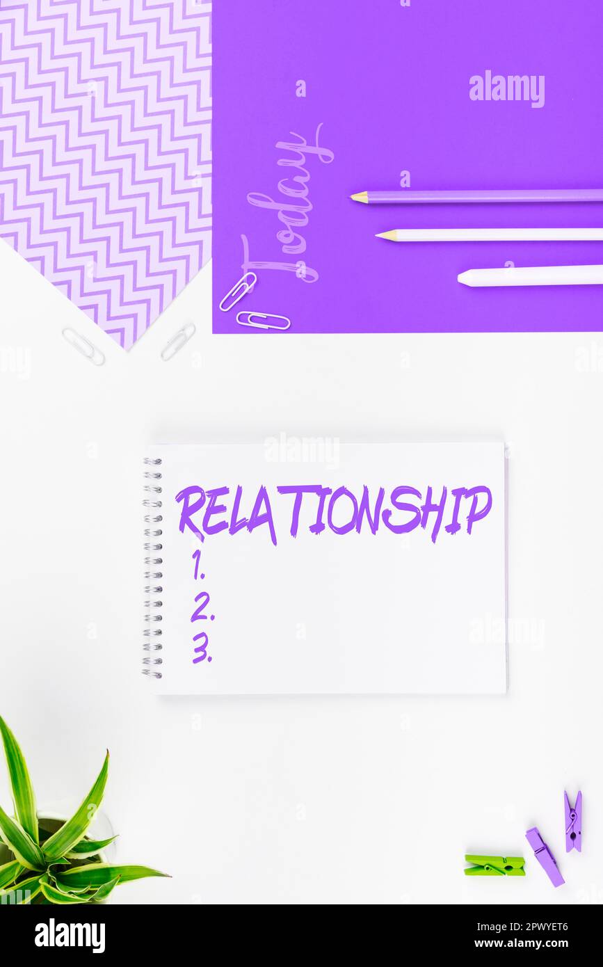 Conceptual display Relationship, Word Written on Developing business