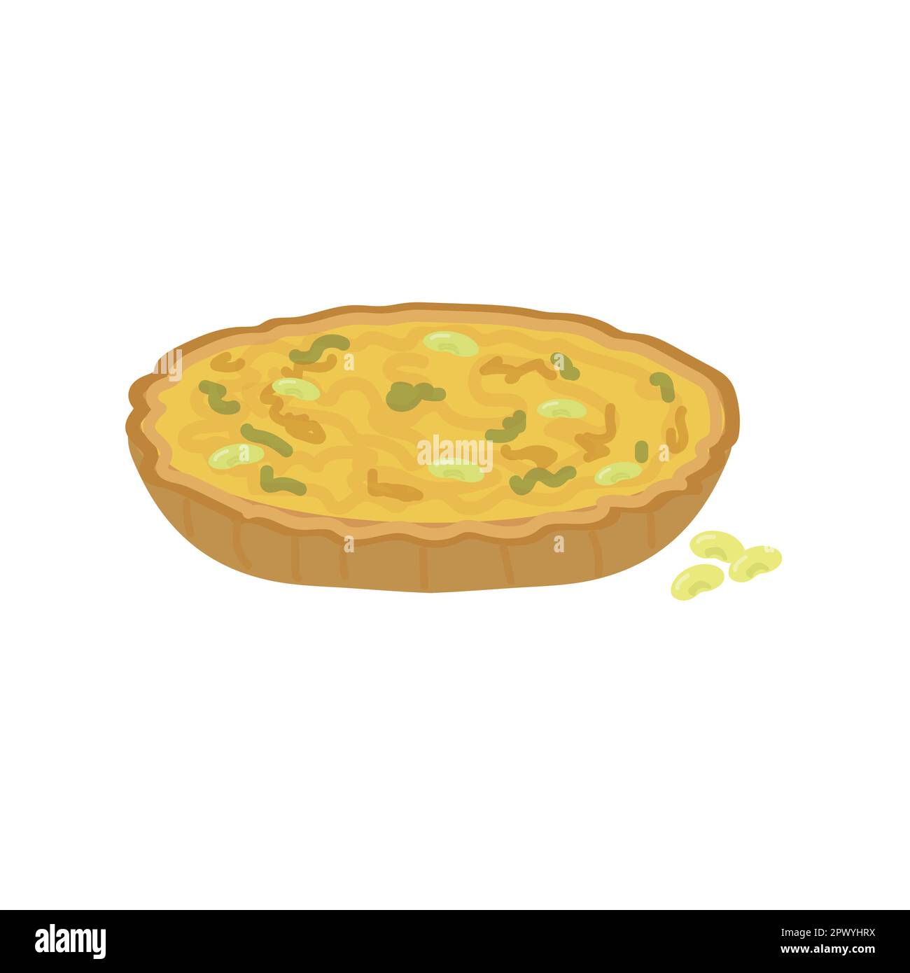 Coronation quiche recipe Stock Vector Images Alamy
