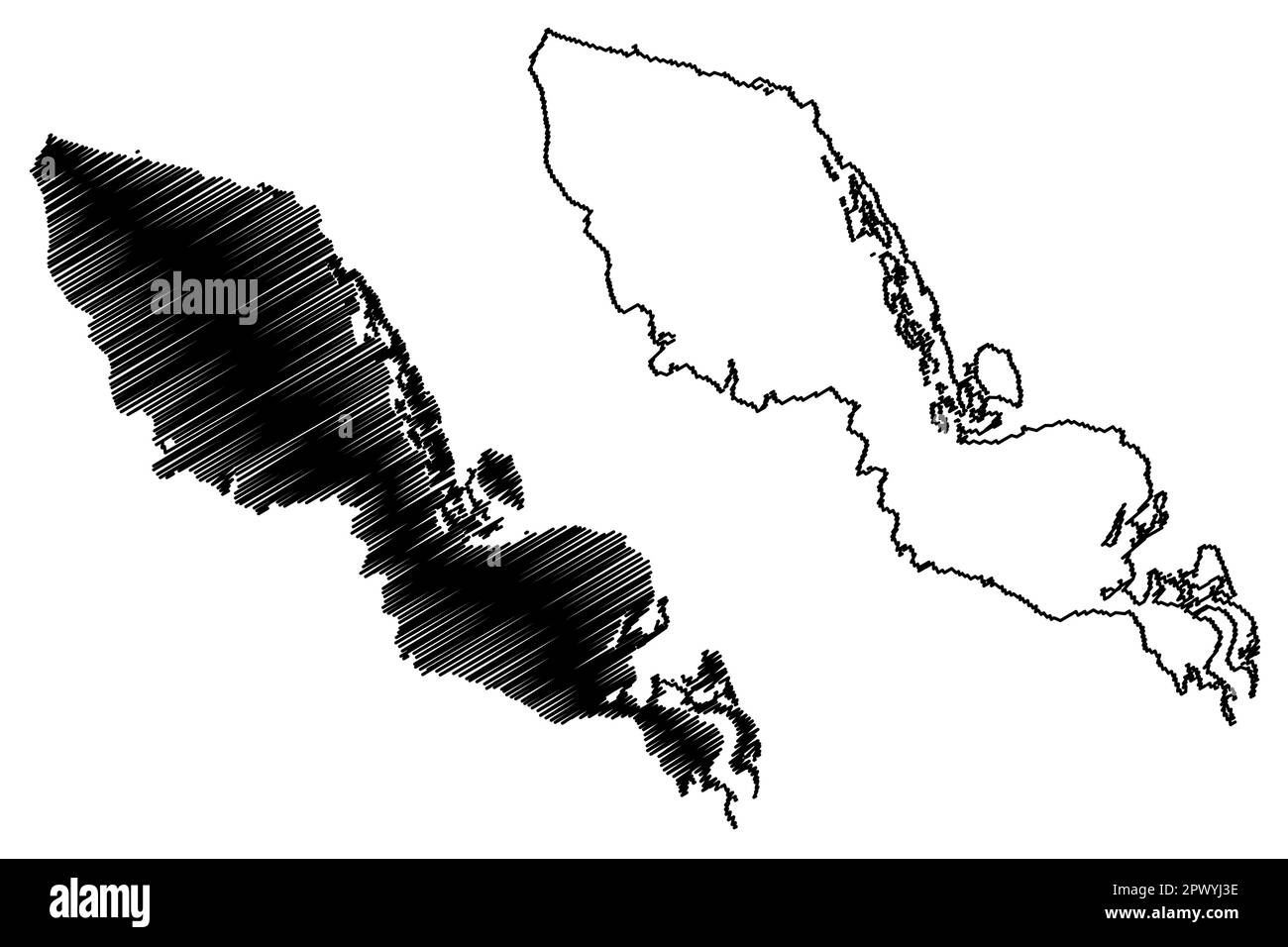 Lake Tonle Sap (kingdom Of Cambodia, Kampuchea) Map Vector Illustration 