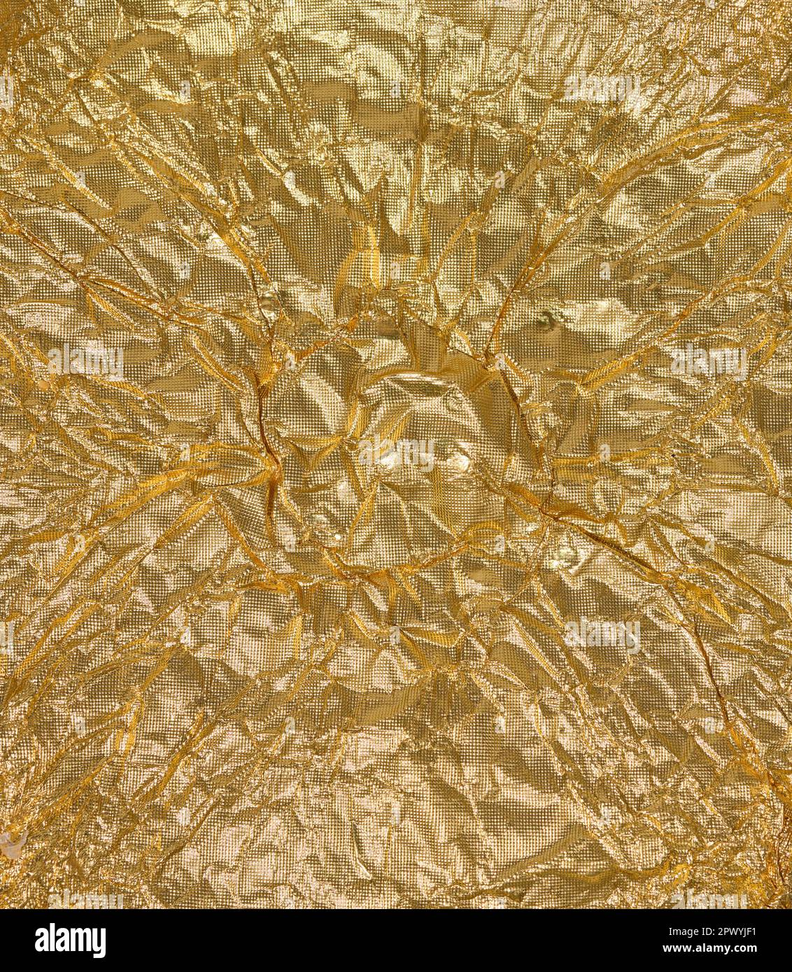 Crushed metallic aluminum gold foil background texture digital paper Stock  Photo - Alamy