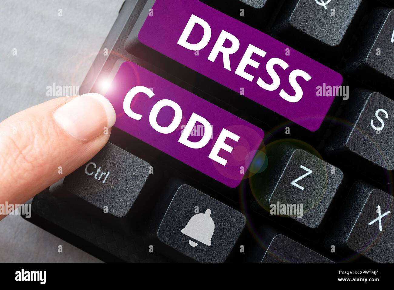 Sign displaying Dress Code, Business approach an accepted way of ...