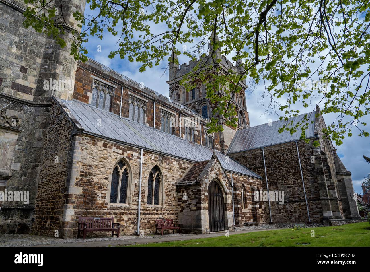 Wimborne, United Kingdom May 1st 2023 Wimborne Minster Church The