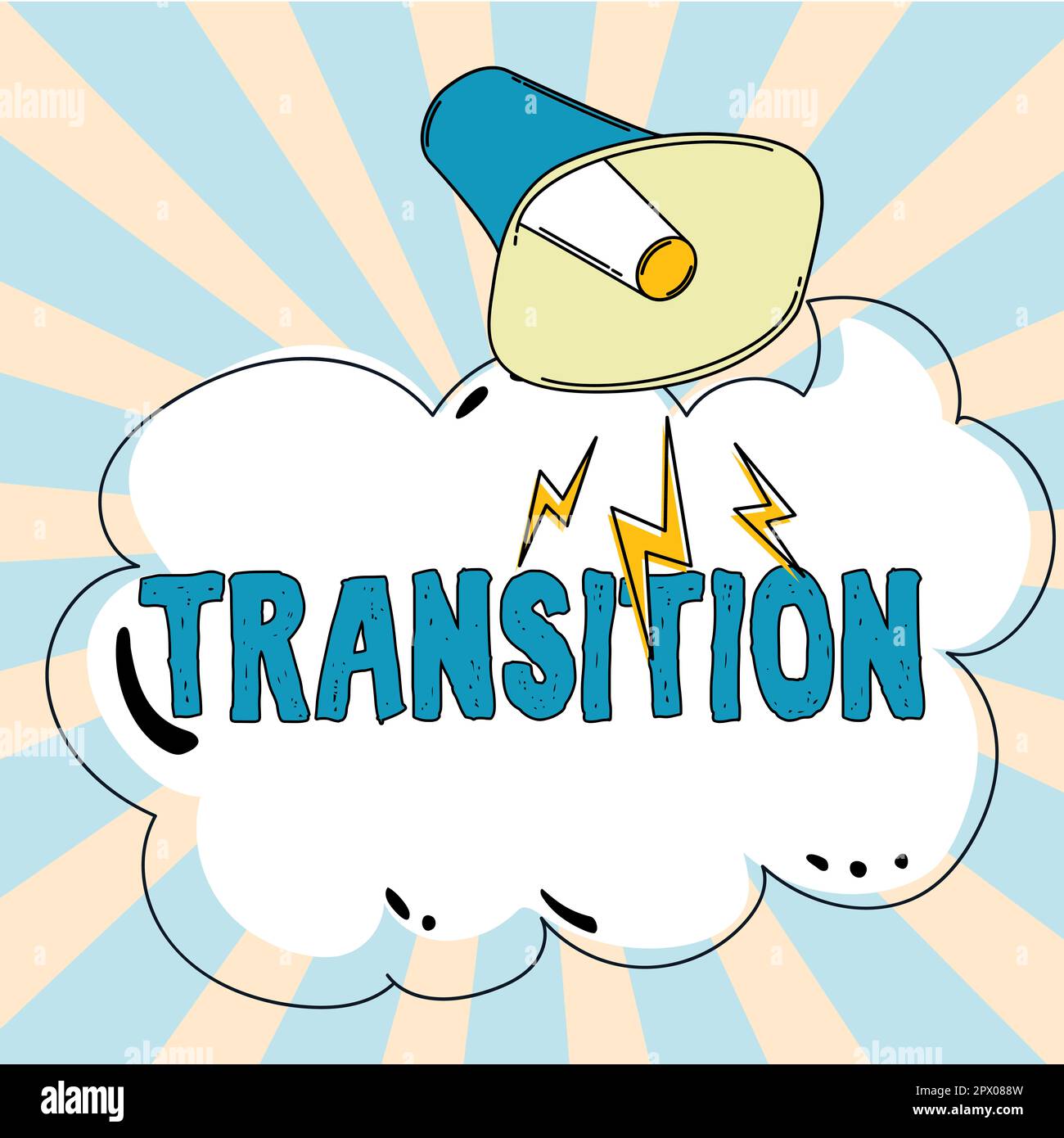 Inspiration showing sign Transition, Internet Concept a dramatic or ...