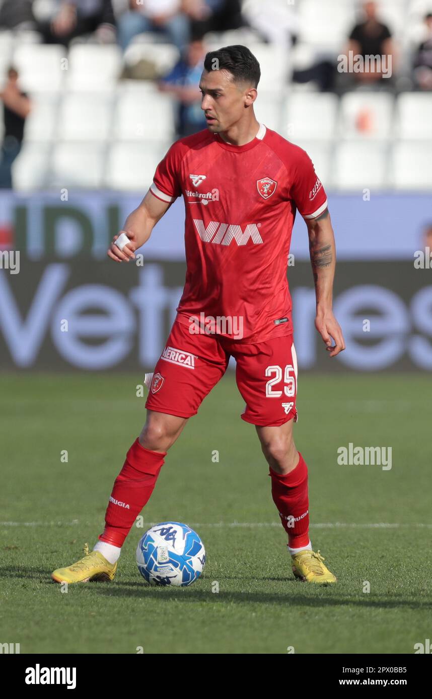 Simone Santoro (Perugia a.c.) during the Italian Football Championship Serie BKT 2022/2023 match