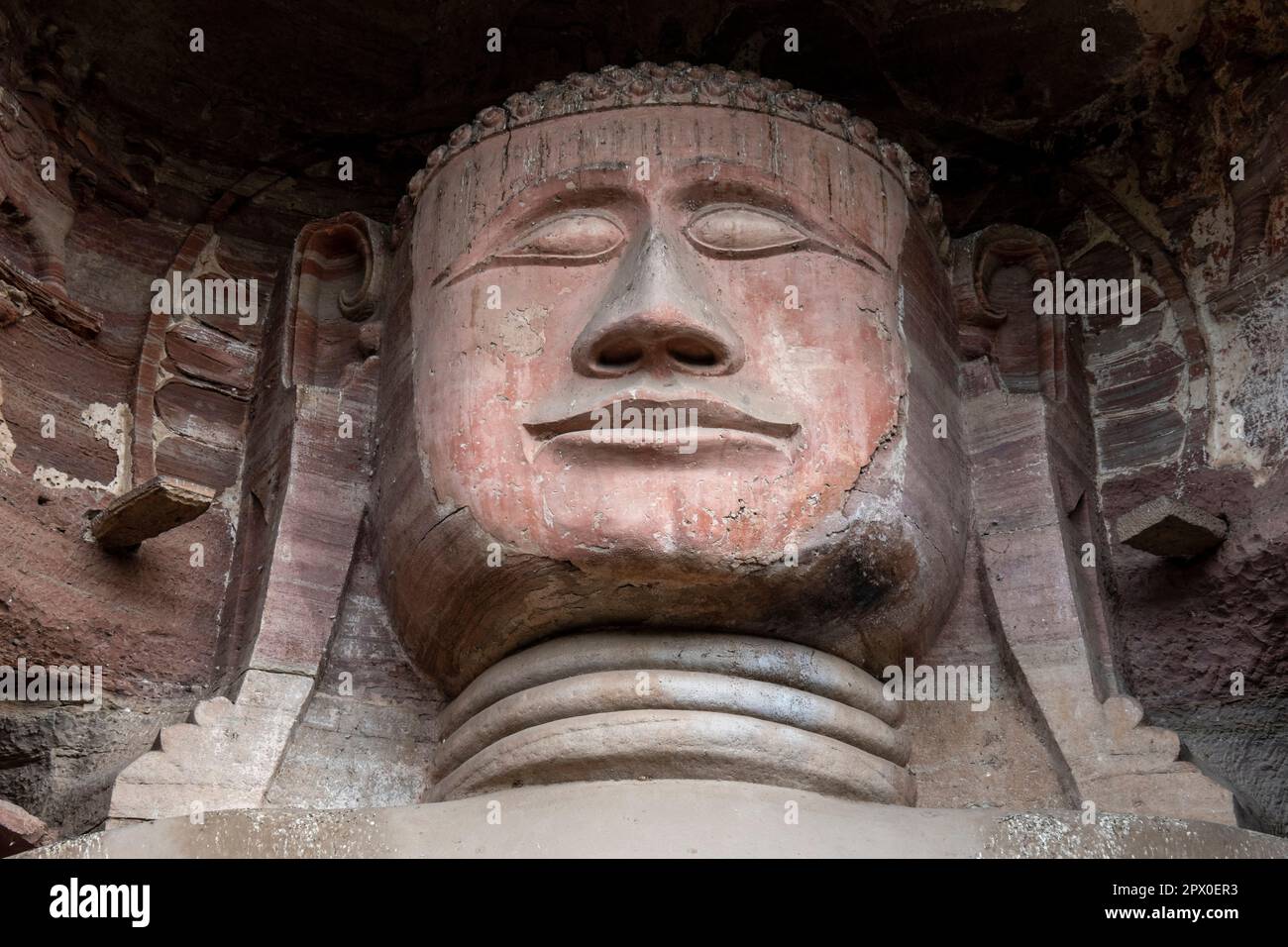 Gopachal Jain Monuments at Gwalior Fort, Gwalior, Madhya Pradesh, India Stock Photo Alamy