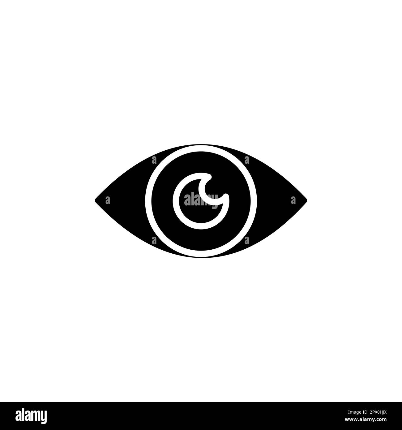 Eye icon. Look and Vision icon. Eye vector icon Stock Vector Image ...