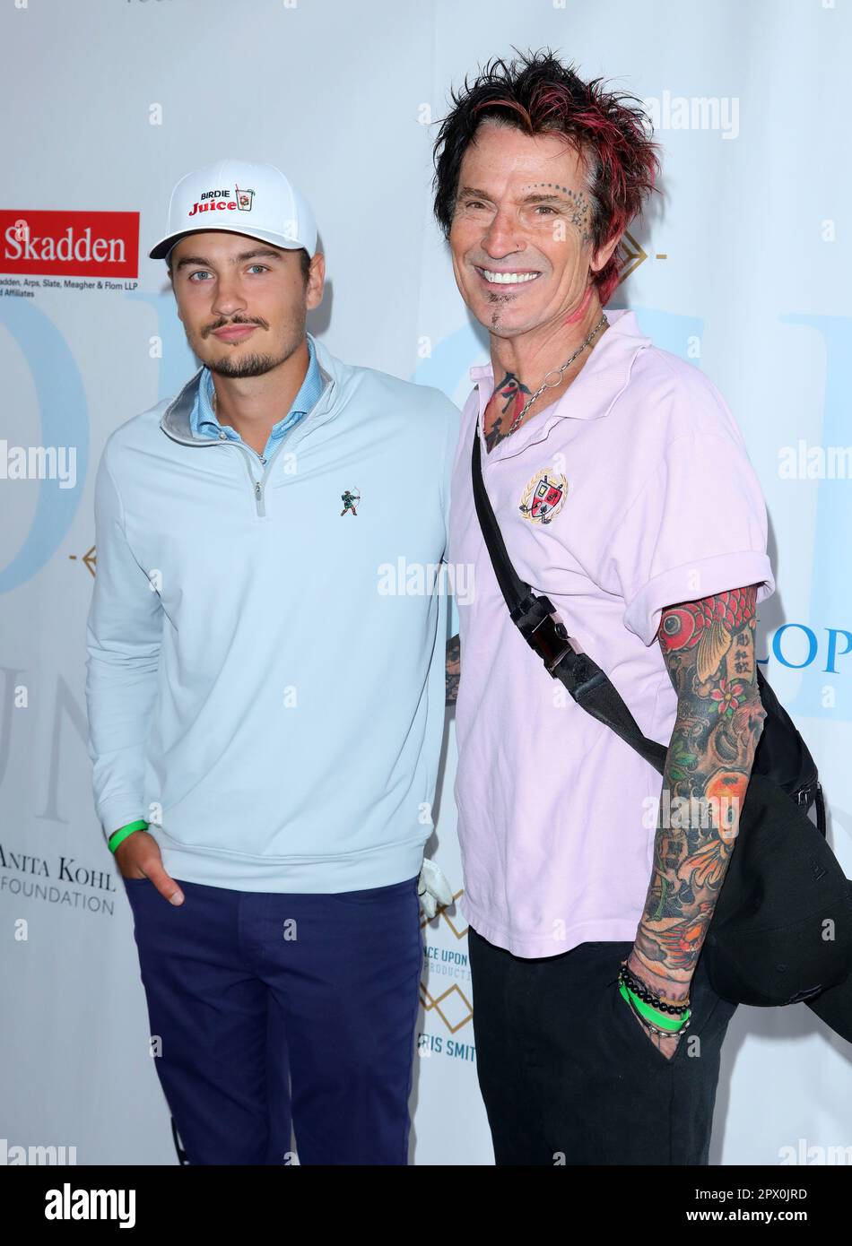 Toluca Lake, USA. 01st May, 2023. Brandon Thomas Lee, Tommy Lee arrives at  The 16th Annual George Lopez Celebrity Golf Classic held at The Lakeside  Country Club in Toluca Lake, CA on