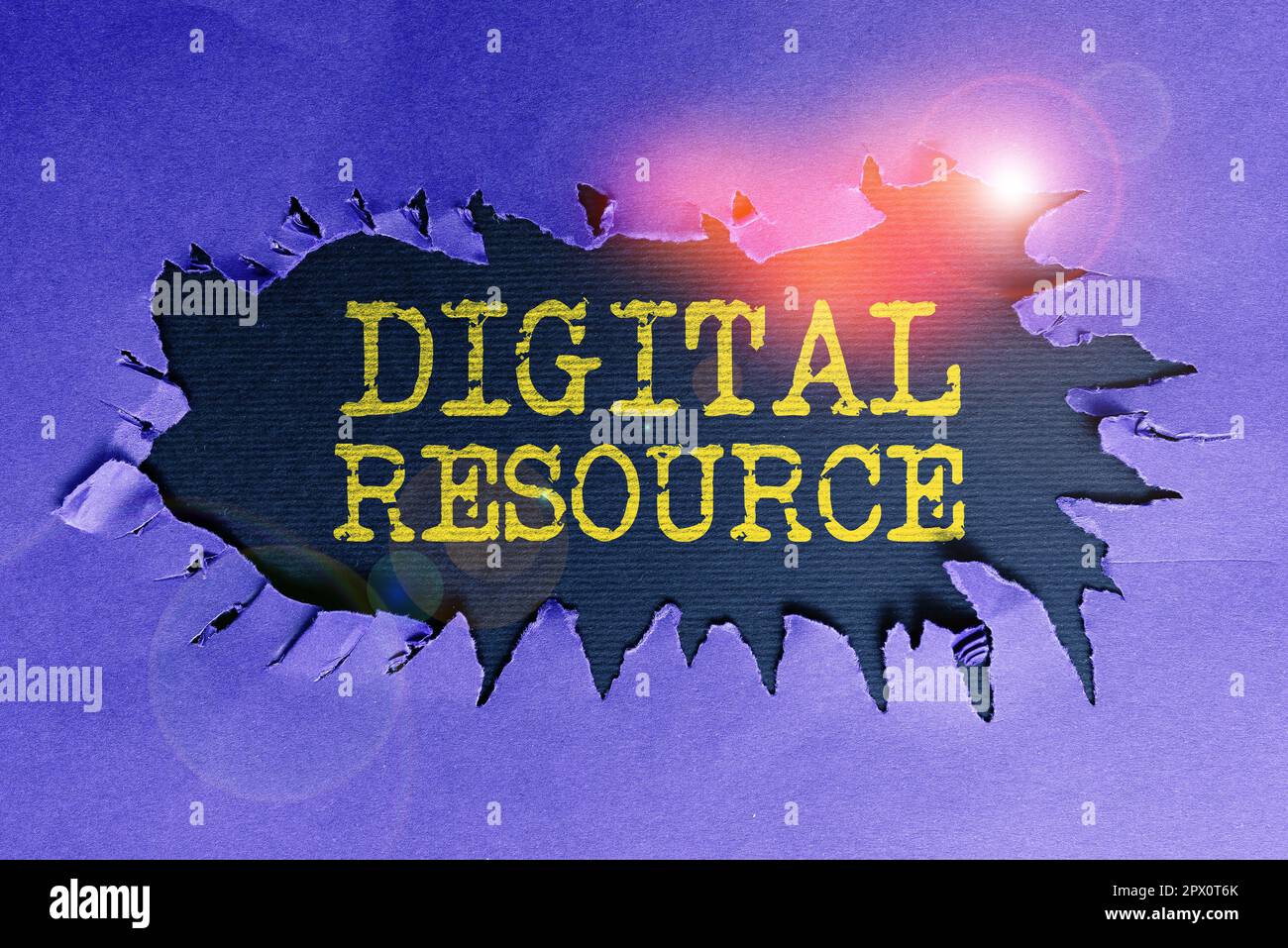 Sign displaying Digital Resource, Conceptual photo content that distributed digitally over the Internet Stock Photo