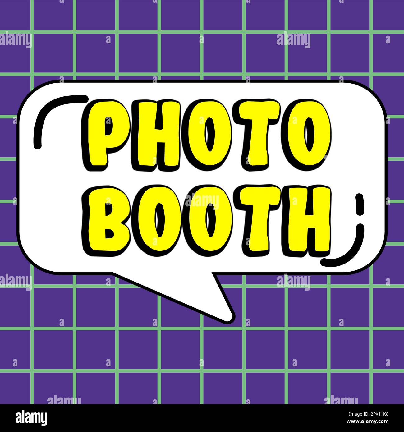 Writing Displaying Text Photo Booth. Concept Meaning Form Of Photo Sharing  And Publishing In The Format Of A Blog Stock Photo, Picture and Royalty  Free Image. Image 198281577.