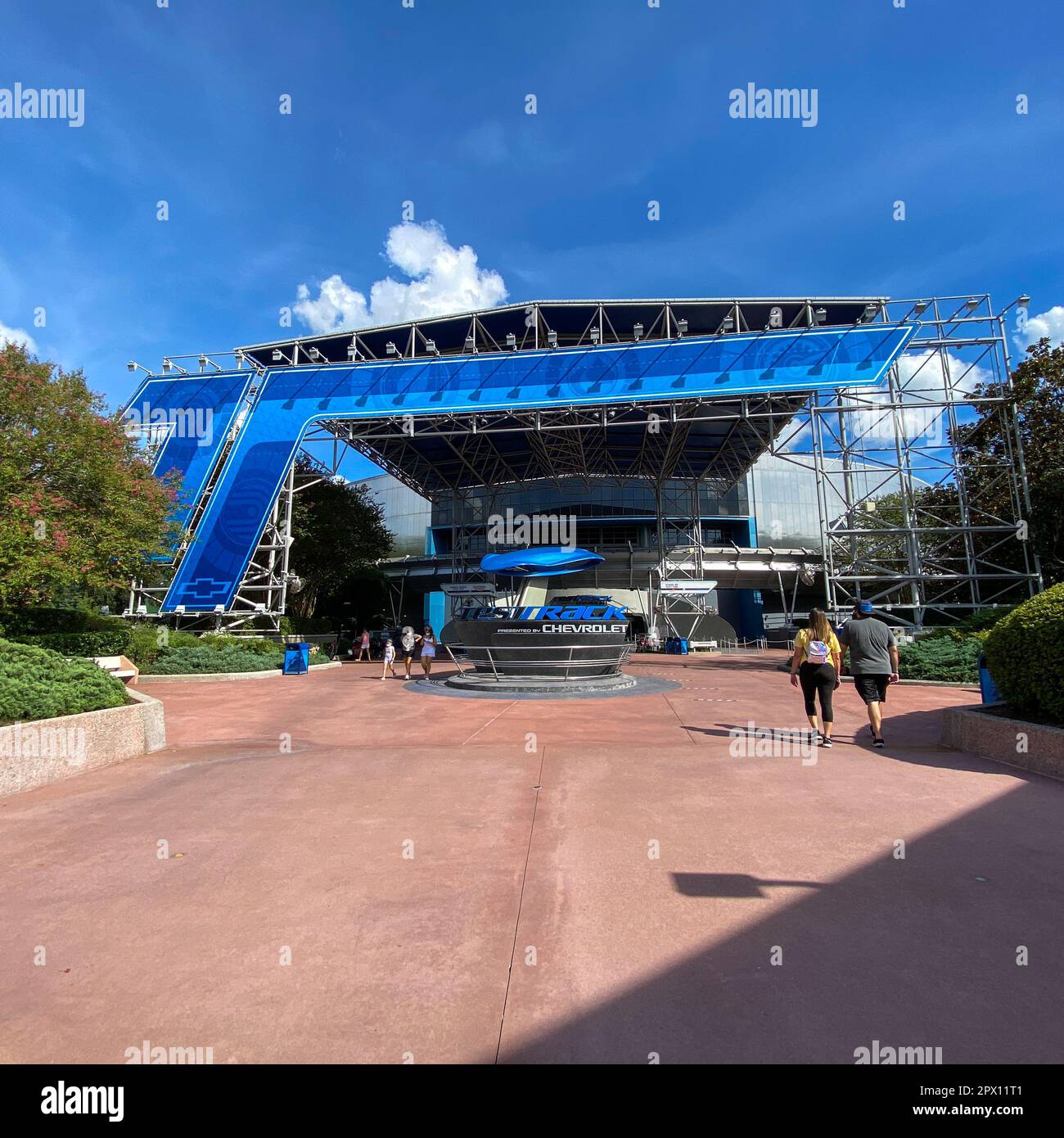 Orlando, FL USA- August 3, 2020: The Test Track ride EPCOT in Walt ...