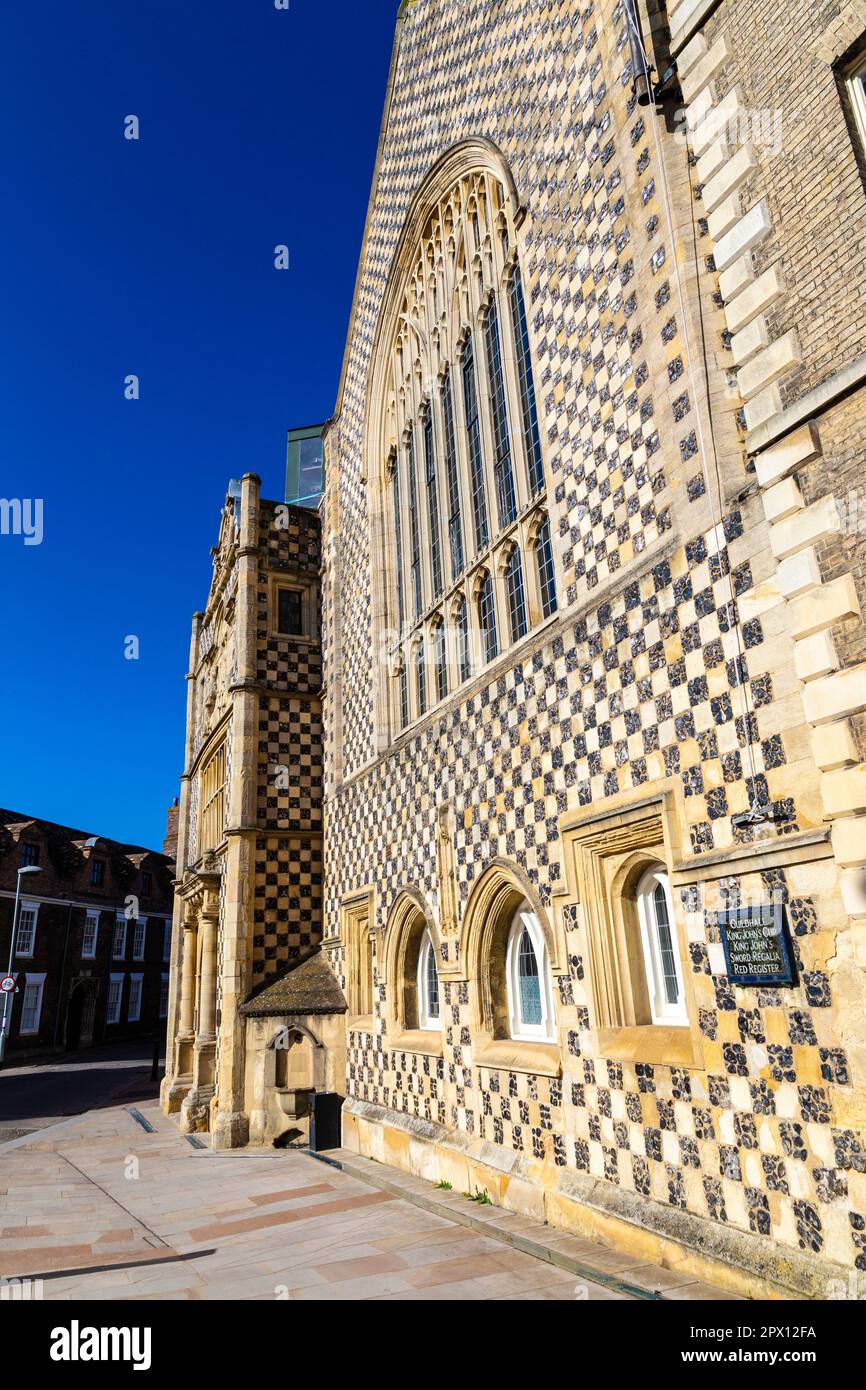 Exterior of 15th century Old Gaol House housing Stories of Lynn Museum and Old Gaol Cells, King