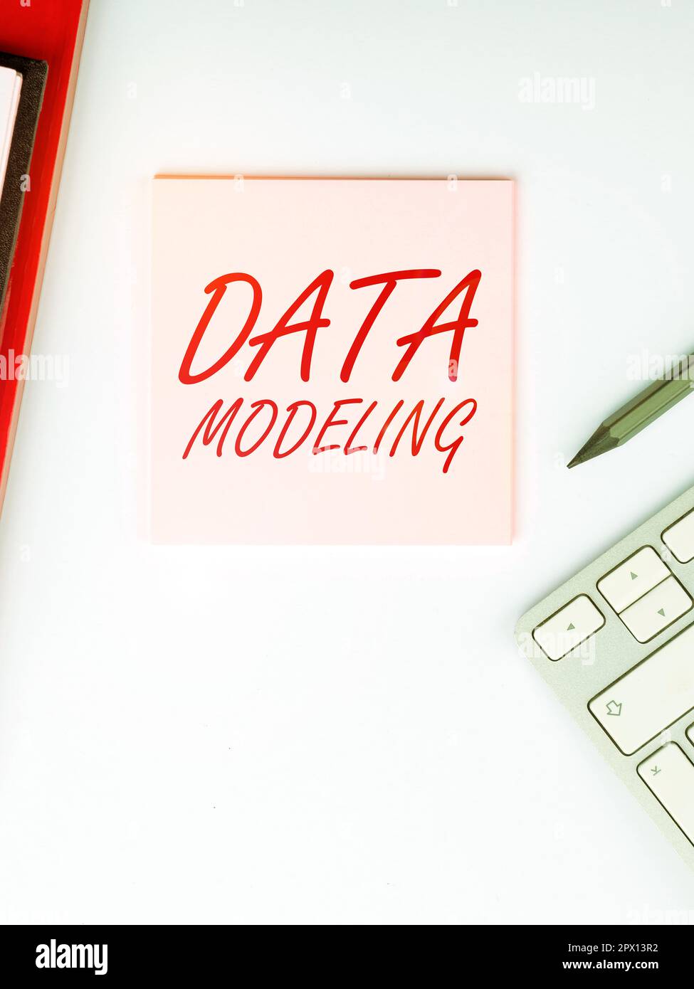 Sign displaying Data Modeling, Business idea process of transferring data between data storage systems Stock Photo