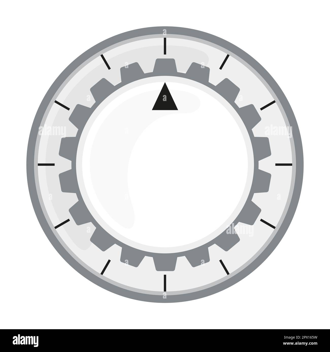 Thermostat vector. Controller with screen for floor, house heating, fan
