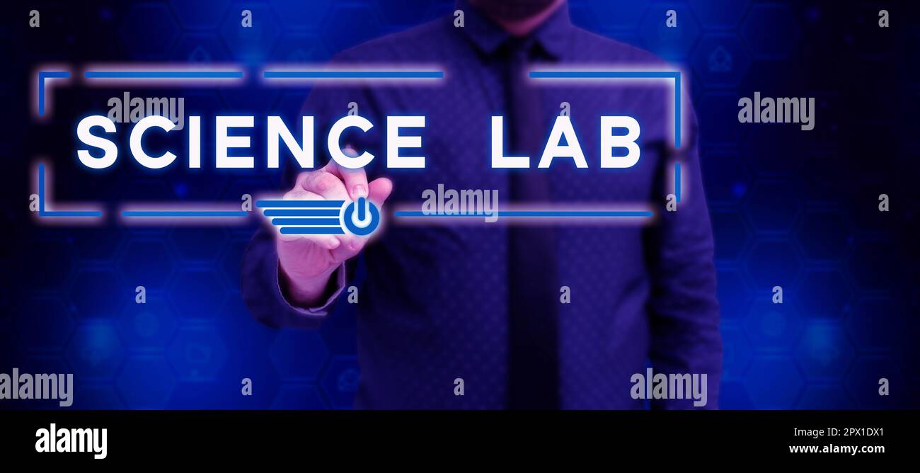 Conceptual display Science Lab, Business showcase special facility