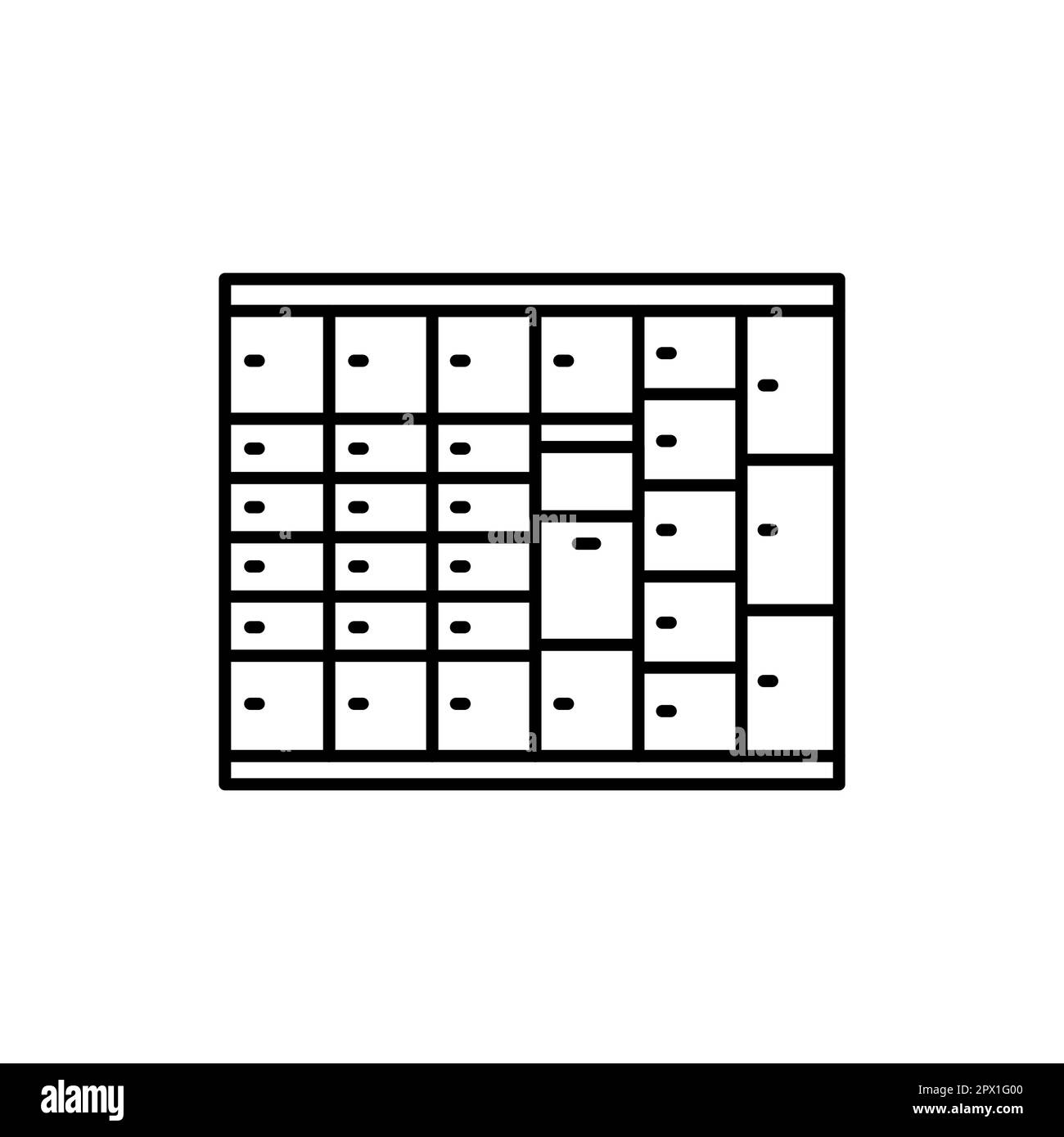 Cartoon mailbox Black and White Stock Photos & Images Alamy