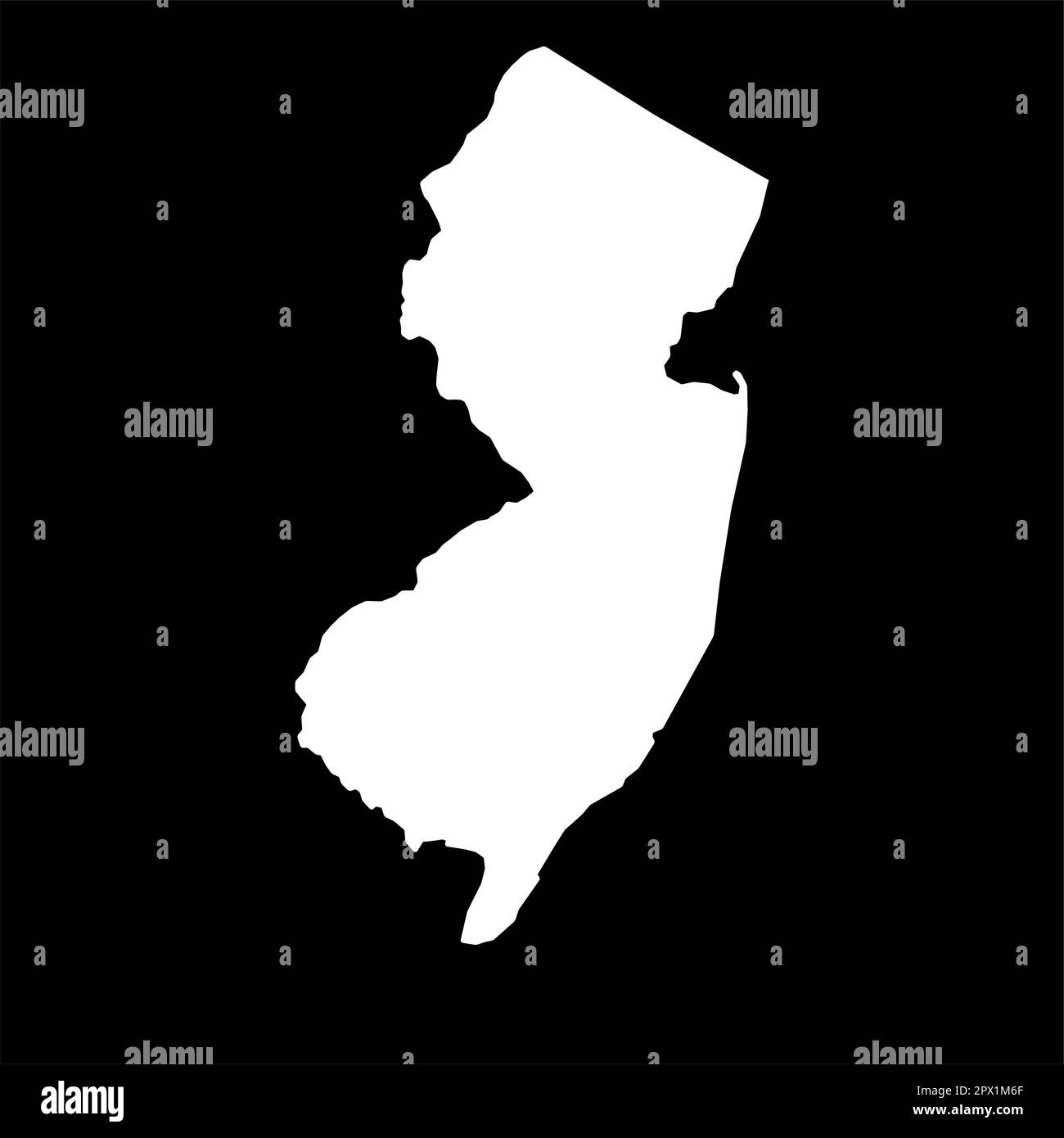 New Jersey map united states of - New Jersey Map United States Of America Flat Concept Icon Symbol Vector Illustration 2PX1M6F 