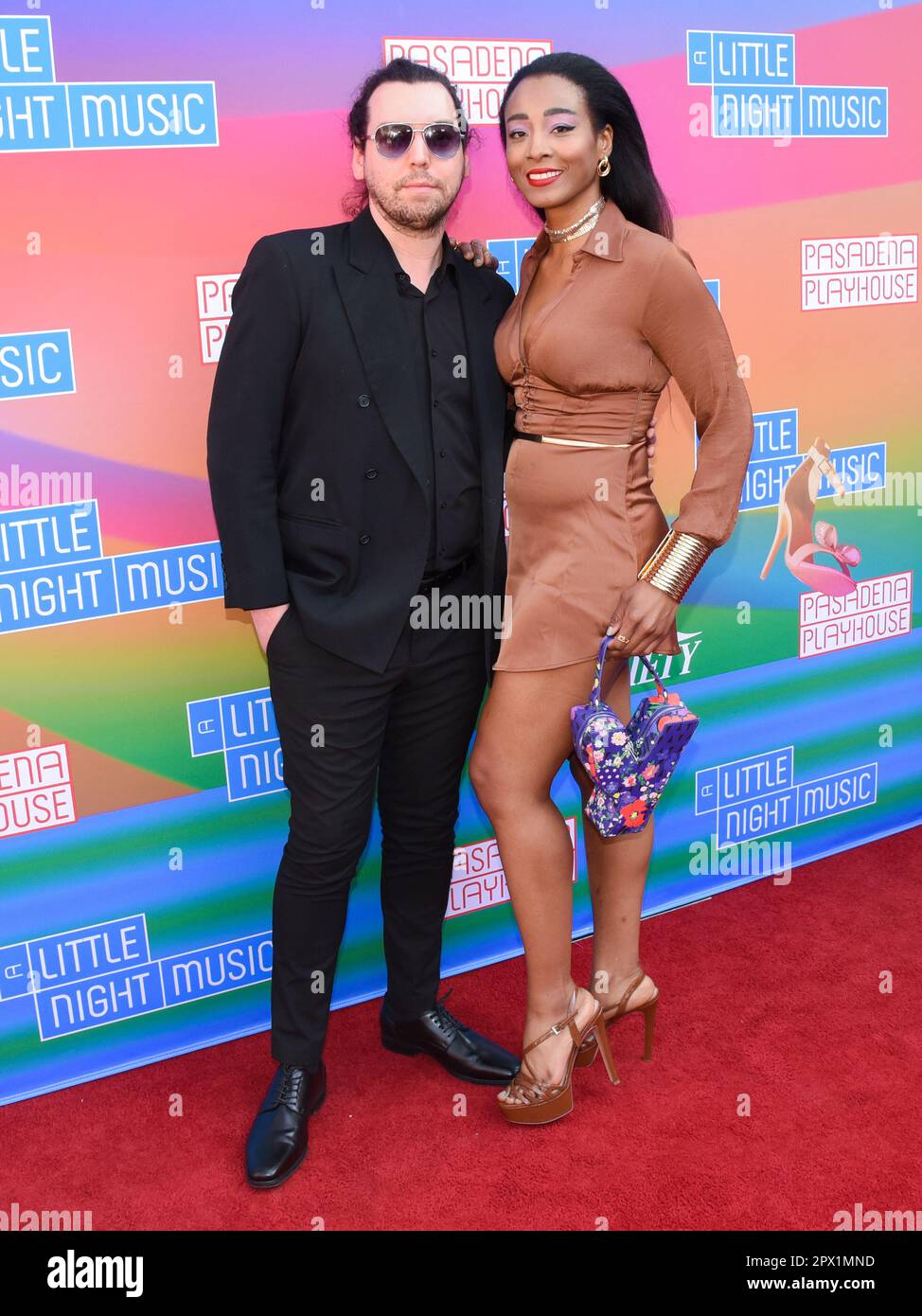 April 30, 2023, Pasadena, California, United States: John Spicer and Siarra T. Mong attend Pasadena Playhouse Presents Opening Night Performance Of ''A Little Night Music' (Credit Image: © Billy Bennight/ZUMA Press Wire) EDITORIAL USAGE ONLY! Not for Commercial USAGE! Stock Photo