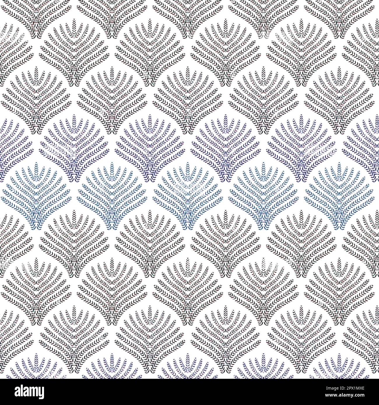 geometrical pattern in blcak and green on white background Stock Vector