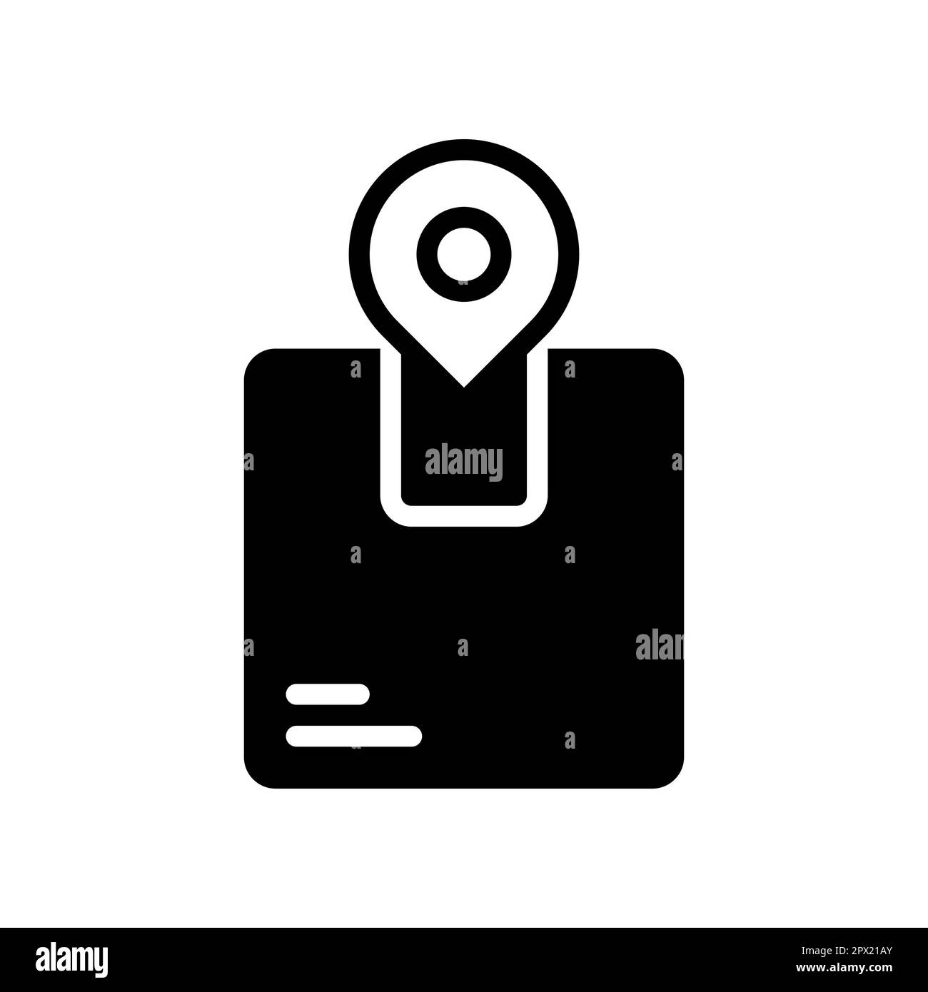 Package Location icon, to track the shipment Stock Vector Image & Art ...