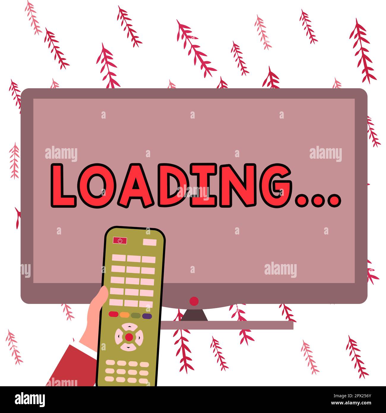 Hand writing sign Loading, Conceptual photo time takes to download and ...
