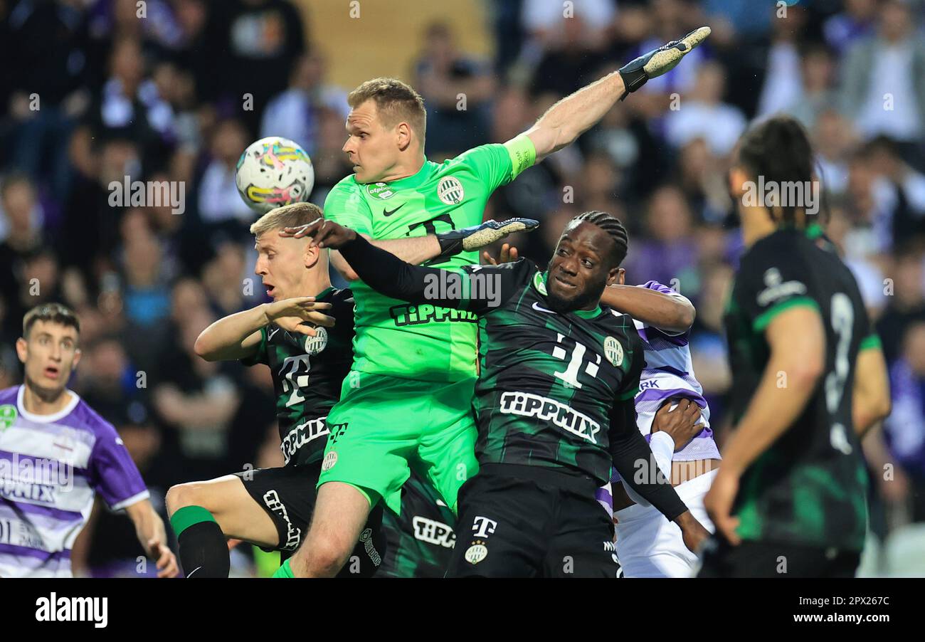 Budapest, Hungary. 01st May, 2023. Ujpest FC v Ferencvarosi TC