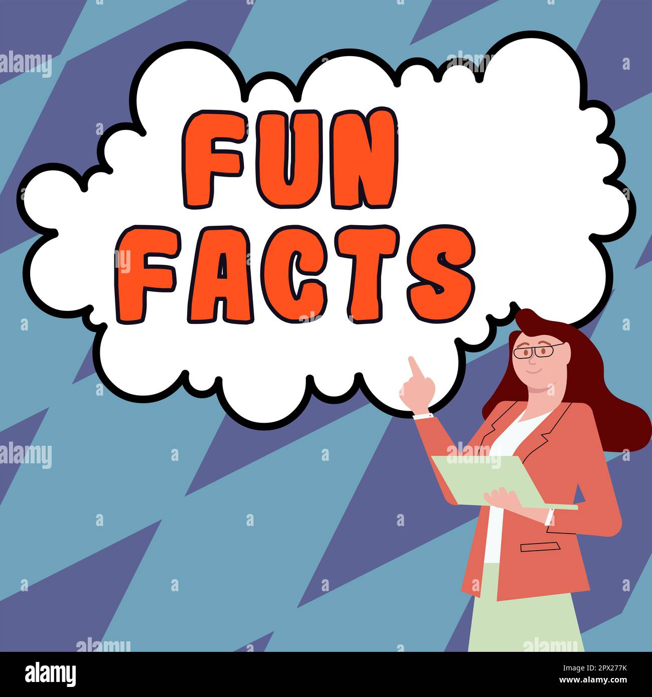 Sign displaying Fun Facts, Word for short interesting trivia which ...