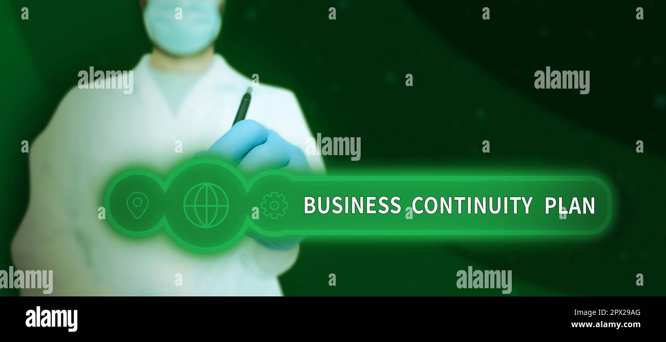 Conceptual display Business Continuity Plan, Concept meaning creating ...