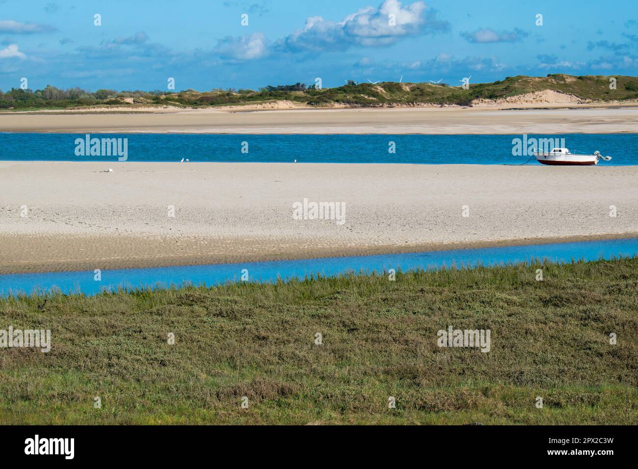 Beach in Portbail in the Cotentin (Normandy, France Stock Photo Alamy