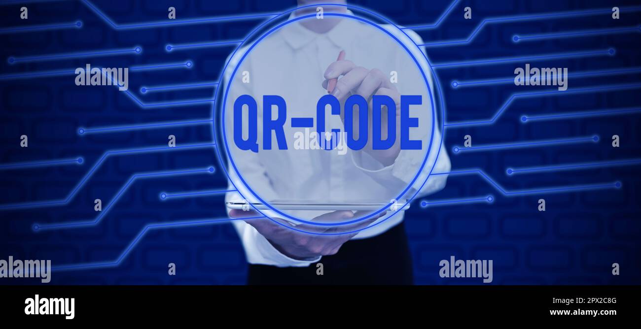 Readable Code Images Text showing inspiration Qr Code, Conceptual photo the trademark for a ...