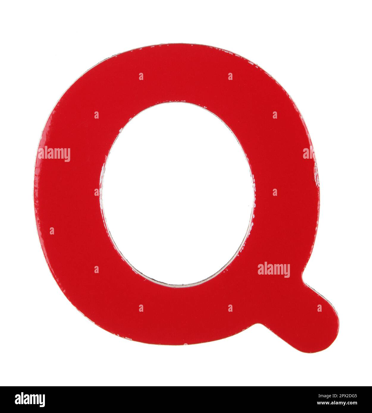 An upper case Q letter on white with clipping path Stock Photo Alamy