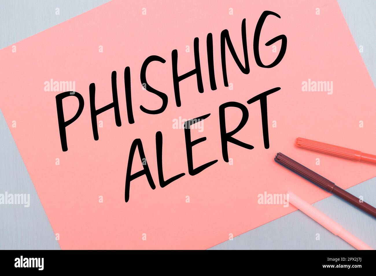 Handwriting text Phishing Alert, Word Written on aware to fraudulent ...