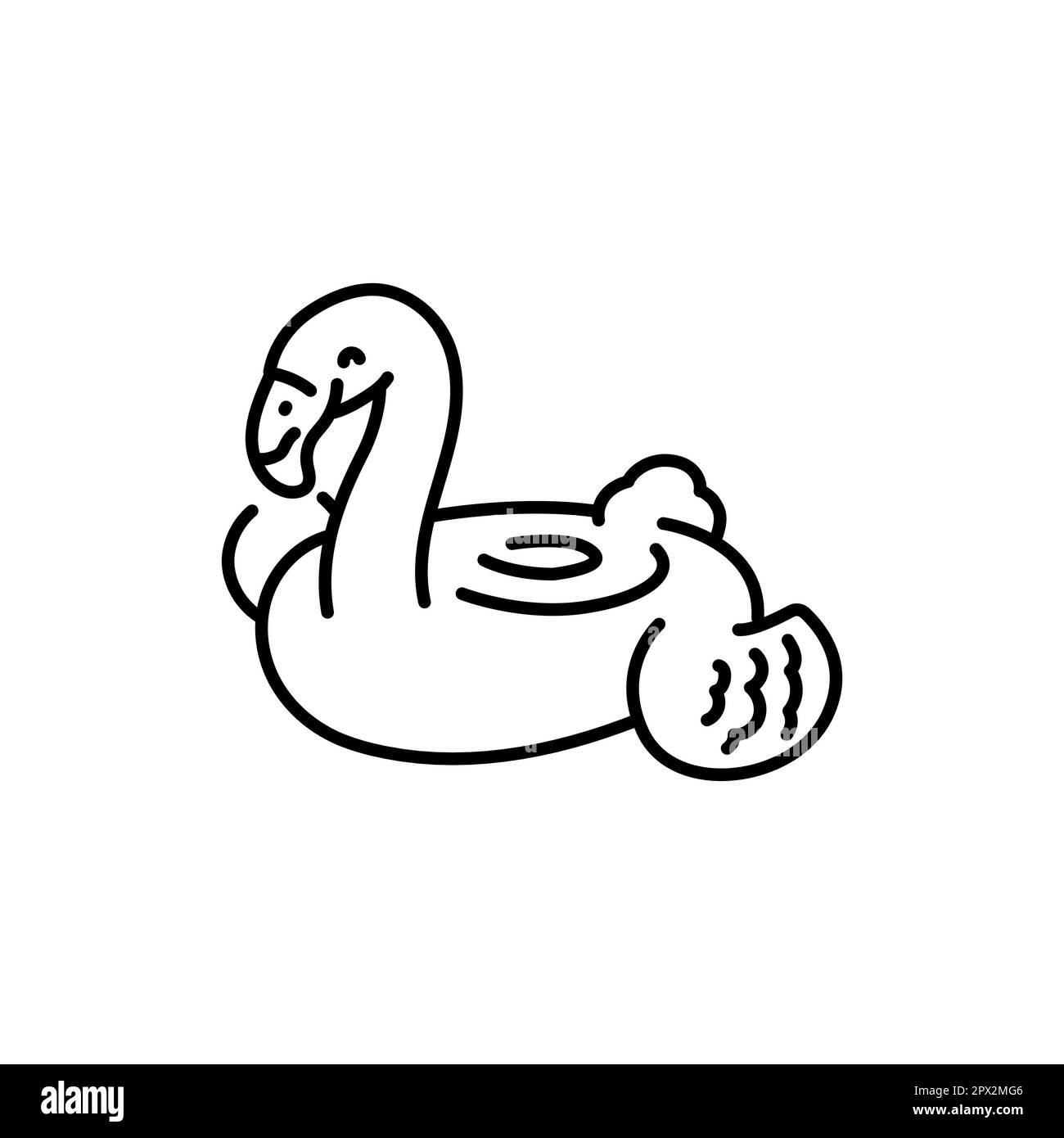 Flamingo pool float Black and White Stock Photos & Images - Alamy