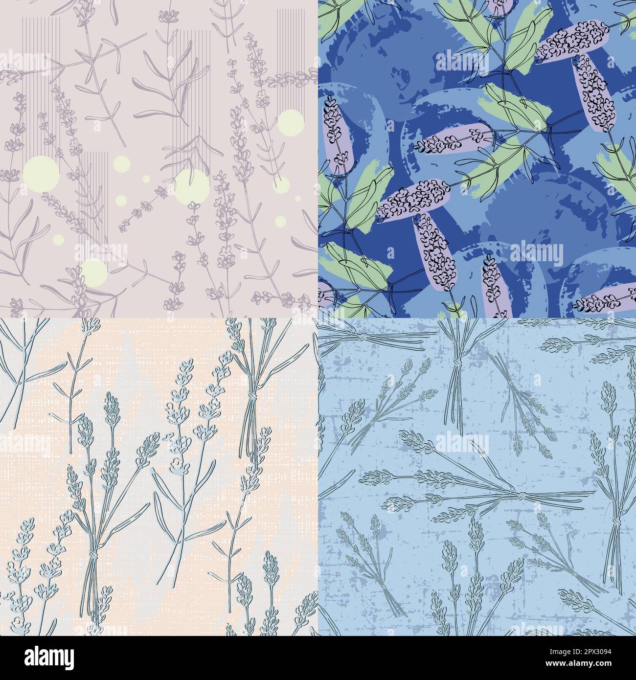 Lavender seamless pattern. Seamless pattern for fabric, paper and other ...