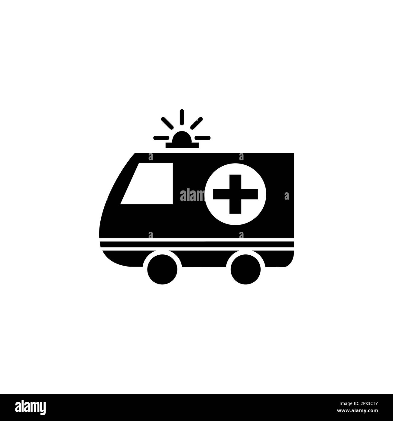 Ambulance icon vector. Ambulance car icon Stock Vector Image & Art Alamy