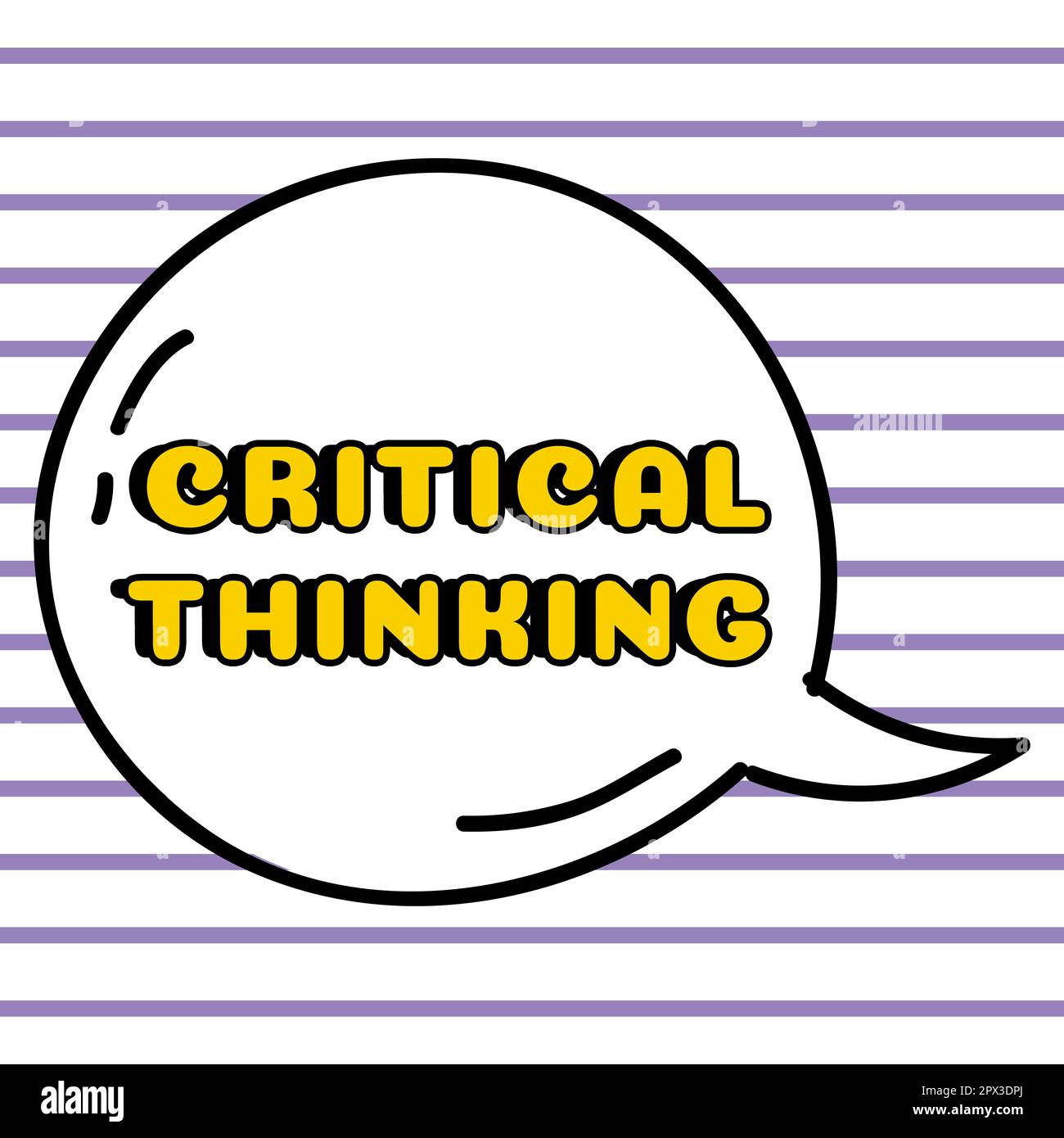 Text sign showing Critical Thinking, Word Written on sequence of 