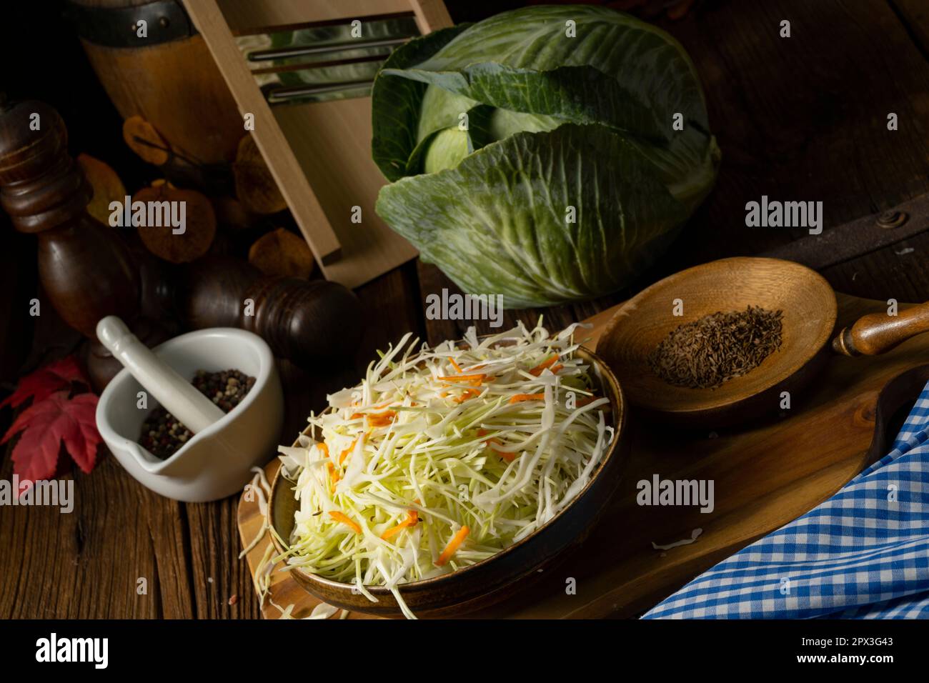 Delicious sauerkraut Polish style Stock Photo Alamy
