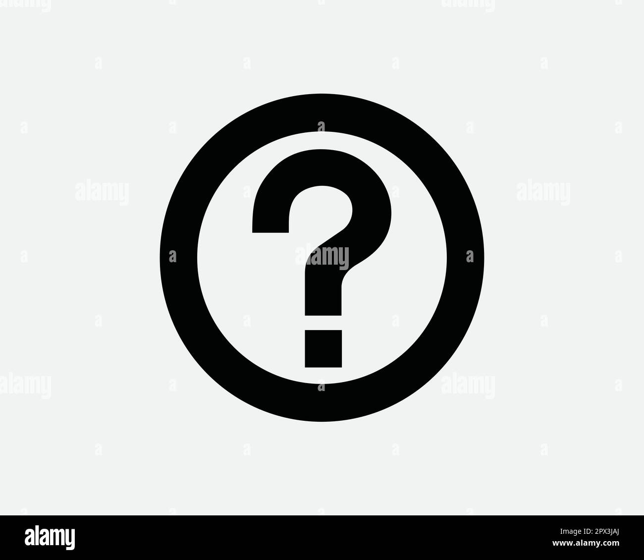 Question Mark Icon. Round Circle FAQ Help Problem Query Information Info Search Icon Sign Symbol Artwork Graphic Illustration Clipart Vector Cricut Stock Vector