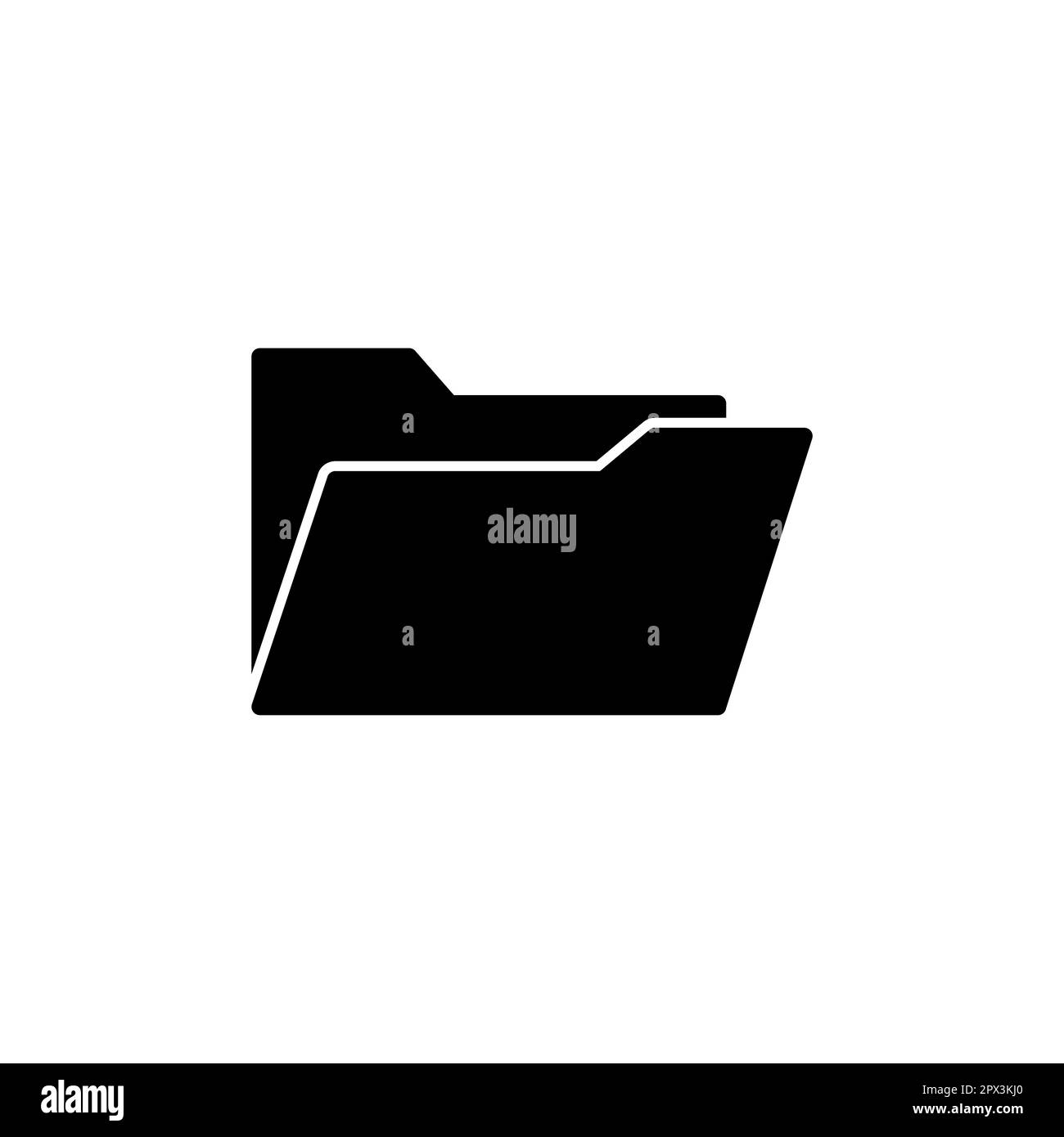 Folder icon vector. document folder icon Stock Vector Image & Art - Alamy