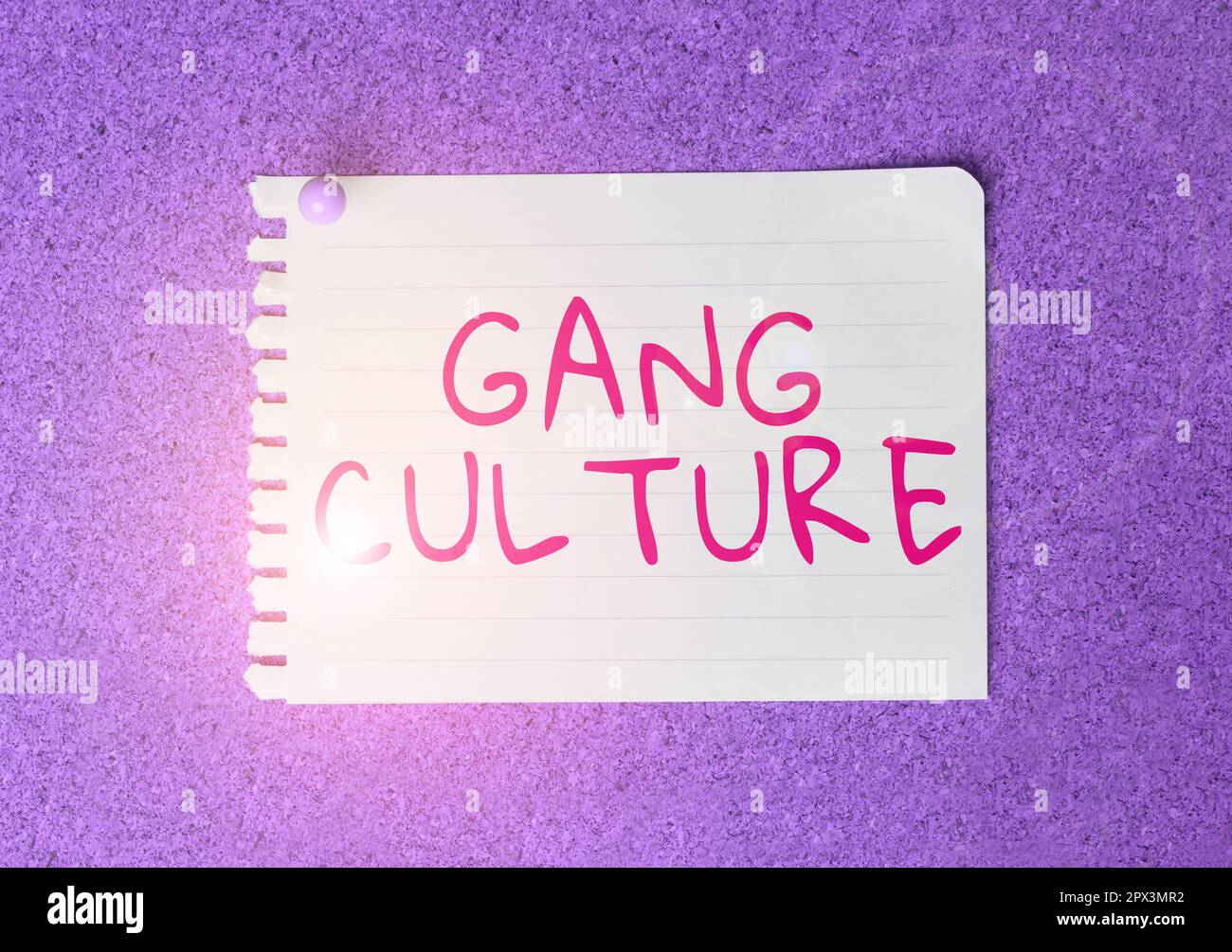 Handwriting text Gang Culture, Business concept particular organization ...