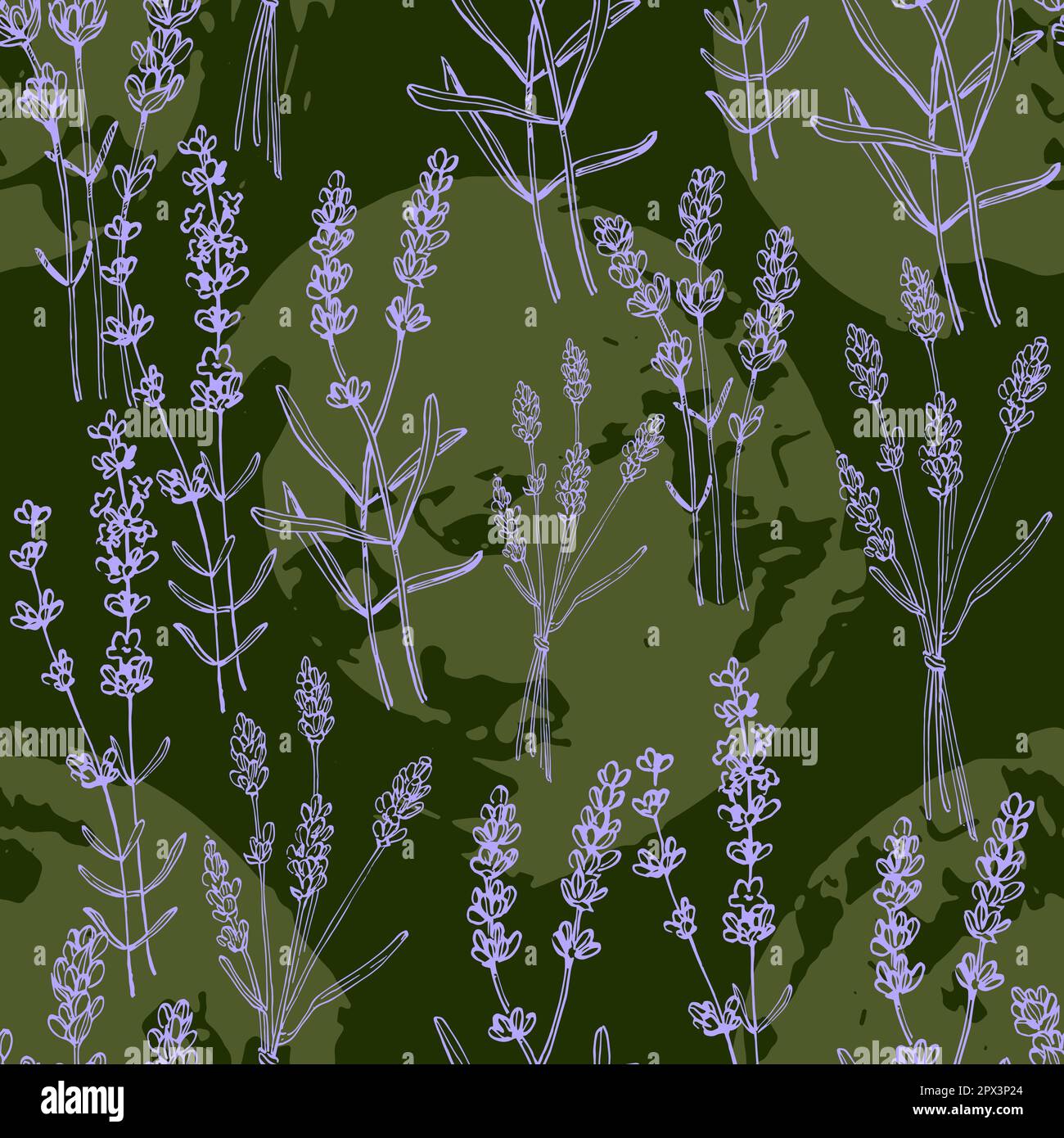 Lavender seamless pattern. Seamless pattern for fabric, paper and other ...