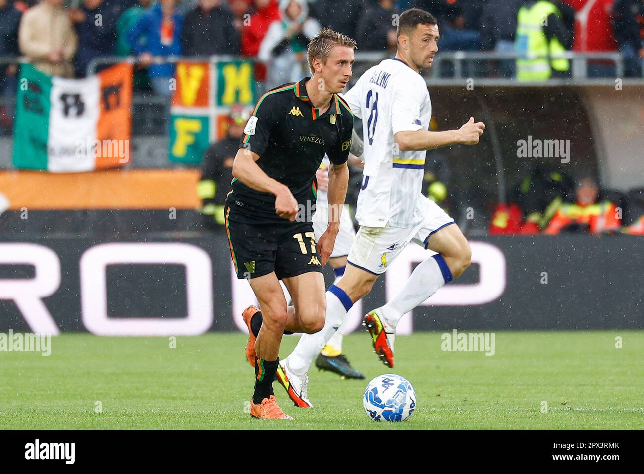 Venice, Italy. 01st May, 2023. Magnus Andersen (Venezia) during Venezia FC  vs Modena FC, Italian soccer