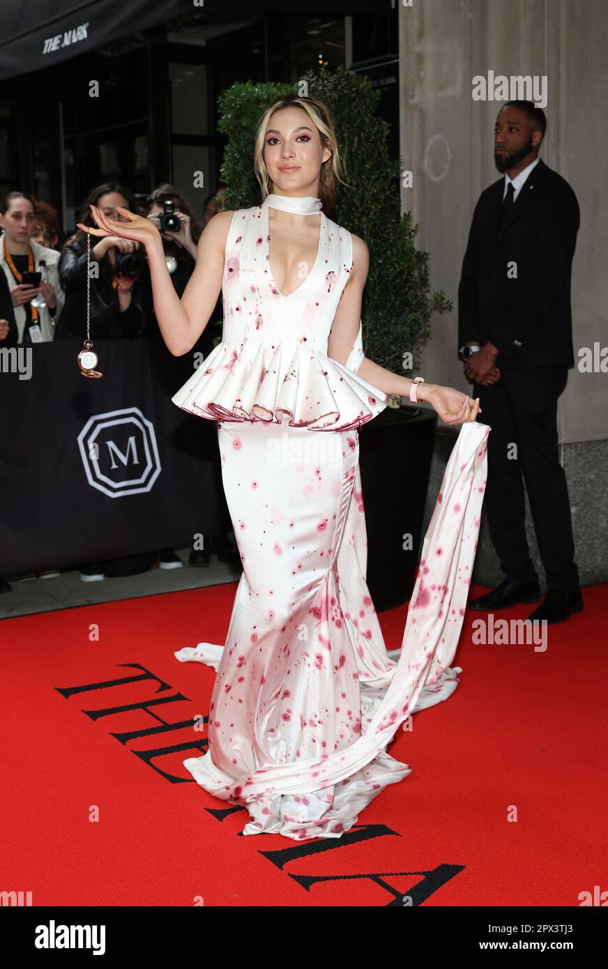 Eileen Gu attends The Metropolitan Museum of Art's Costume Institute  benefit gala celebrating the opening of the Karl Lagerfeld: A Line of  Beauty exhibition on Monday, May 1, 2023, in New York. (