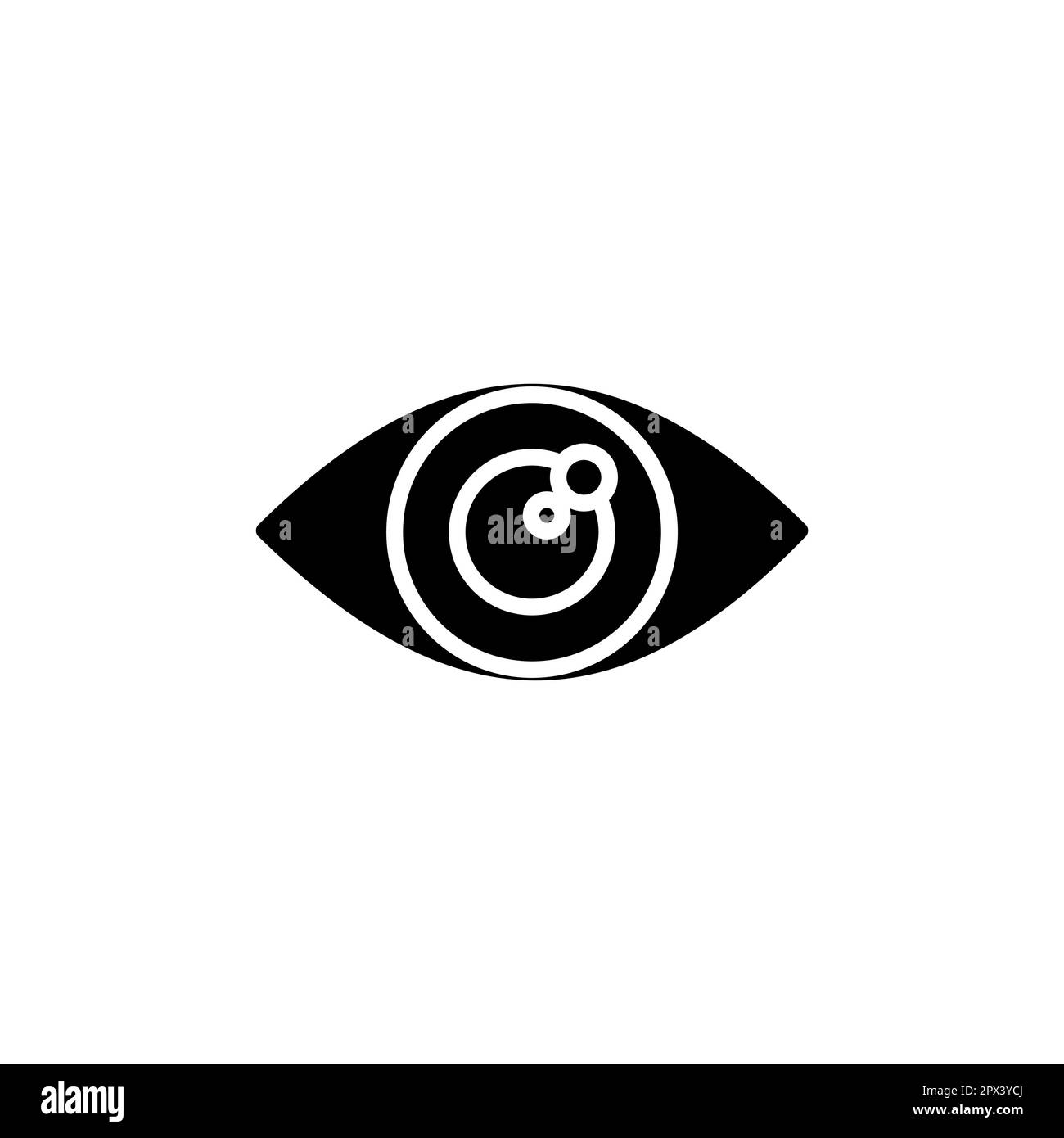 Eye icon. Look and Vision icon. Eye vector icon Stock Vector Image ...