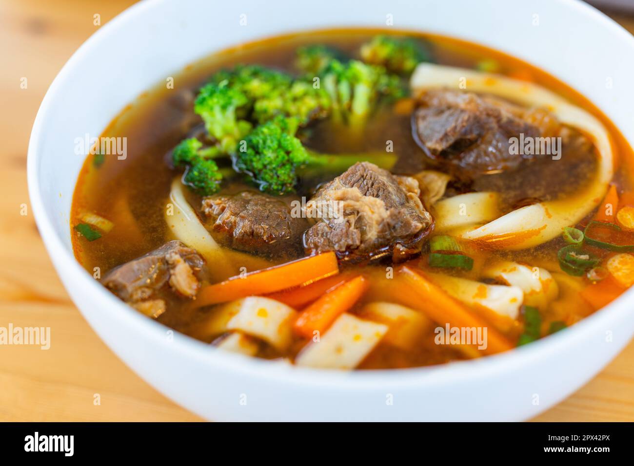 Taiwan braised beef noodle soup Stock Photo Alamy
